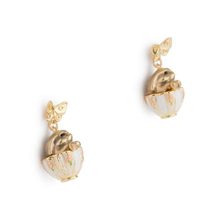 Bunny in a Tea-Cup Earrings