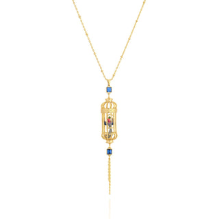 Bird Cage Drop Pendant - Small with intricate detailing