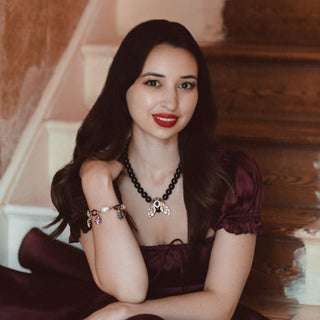 Bejewelled Moth Statement Necklace