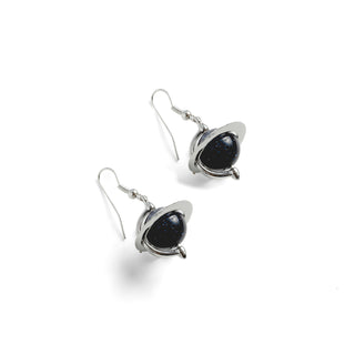 Celestial Orb Fish Hook Earrings