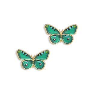 Butterfly Studs Green