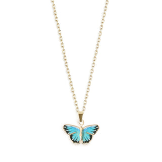 Butterfly Pendant- Blue