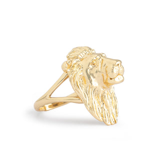 Savannah Lion Head Ring Bill Skinner