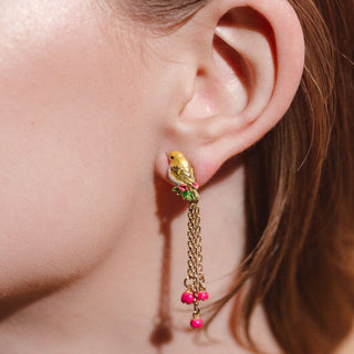 Goldcrest Golden Song Drop Earrings