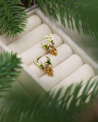 Reindeer Stud Earring