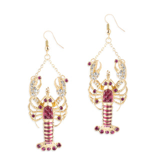 Lobster Drop Earrings