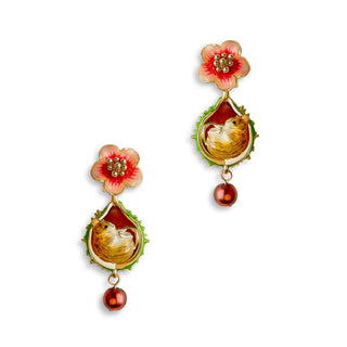 Conker Mouse Drop Earrings