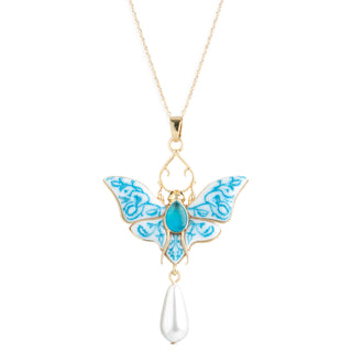 Pearl Moth Pendant
