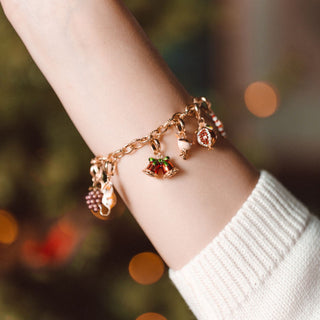 Christmas Charms on Bracelet