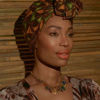 Savannah Animal Head Statement Necklace