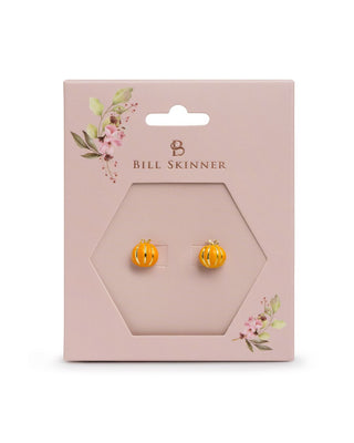 Pumpkin Stud Earrings