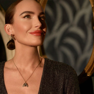 Bejewelled Moth Pendant