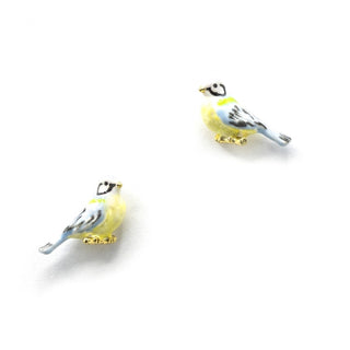 Blue Tit Stud Earrings