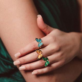 Butterfly Ring - Blue