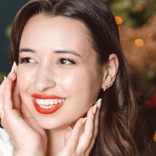 Candy Cane Studs