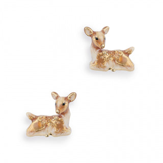 Fawn Studs - Enamel