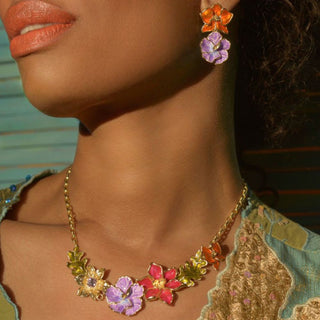 Statement Floral Necklace