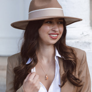 Styled Fox Pendant Necklace