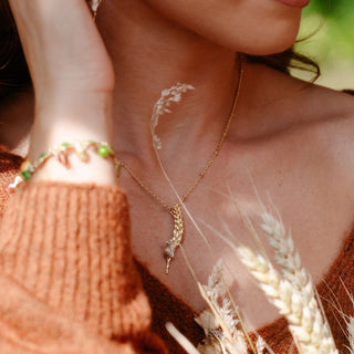 Harvest Mouse & Corn Pendant