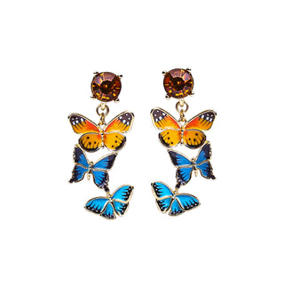 Butterfly Drop Earrings