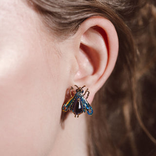 Vintage Moth Studs