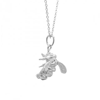 Bumble Bee Pendant Rhodium - Large