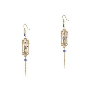 Bird Cage Drop Earrings