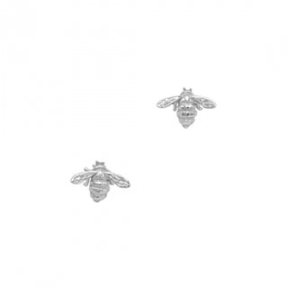 Bumble Bee Studs Rhodium - Mini