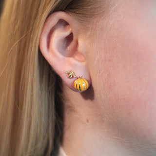 Pumpkin Stud Earrings