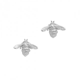 Bumble Bee Studs Rhodium - Large