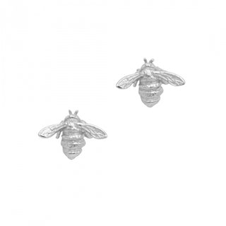 Bumble Bee Studs Rhodium