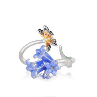 Bluebell and Butterfly Ring