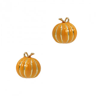 Pumpkin Stud Earrings