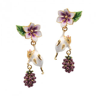 Blackberry & Mouse Earrings
