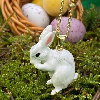 Spring Rabbit Pendant - Long