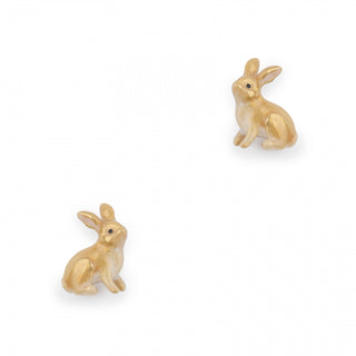 Enamel Rabbit Studs