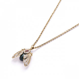 Bejewelled Moth Pendant with pearls