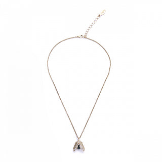 Bejewelled Moth Pendant length with clasp