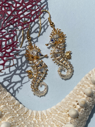 Seahorse Drop Earrings