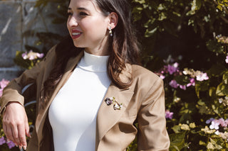 How to Style Brooches - 5 Looks For a Fresh Twist on Timeless Style