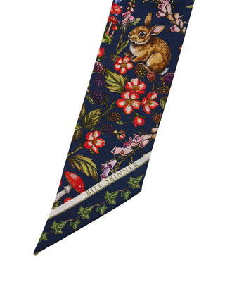 Forest Friends Twilly Scarf - Navy