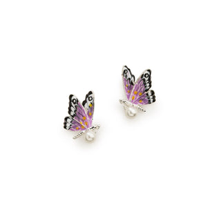Butterfly & Pearl Studs