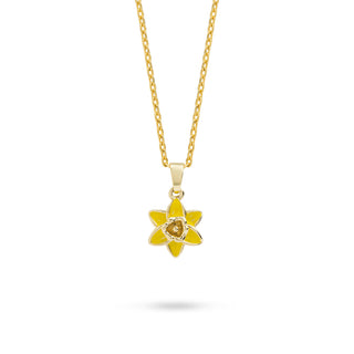 Daffodil Flower Pendant