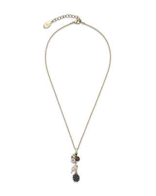 Blackberry & Mouse Drop Pendant