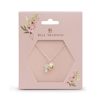 Acorn Pendant in signature Bill Skinner gift packaging