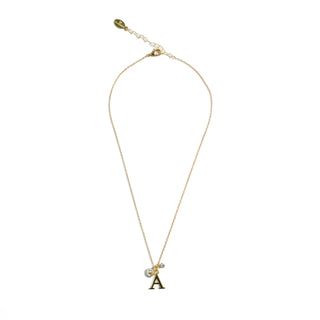 Alphabet Pendant Letter A on a chain
