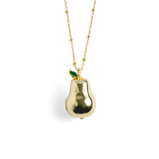 Partridge and Pear Golden Locket