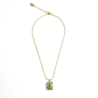 Emerald Art Deco Pendant