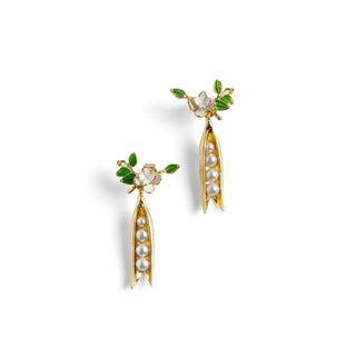 Peapod Drop Earrings