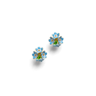 Forget Me Not 3 Cluster Studs